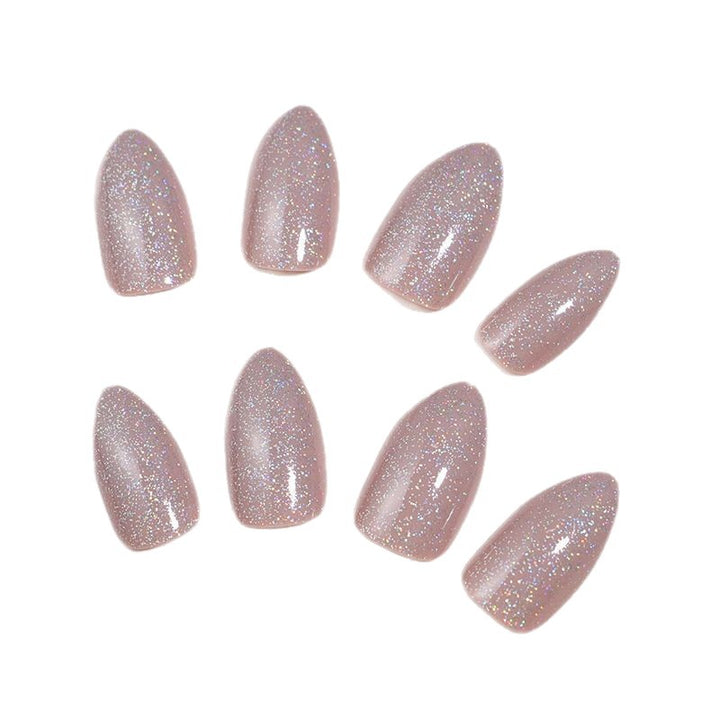 Premium Glittering Almond-Shaped Press-On Nails Kalsten
