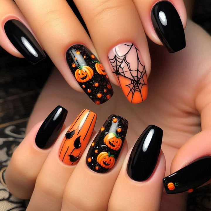 Decorative Halloween Nail Art Extensions Kalsten