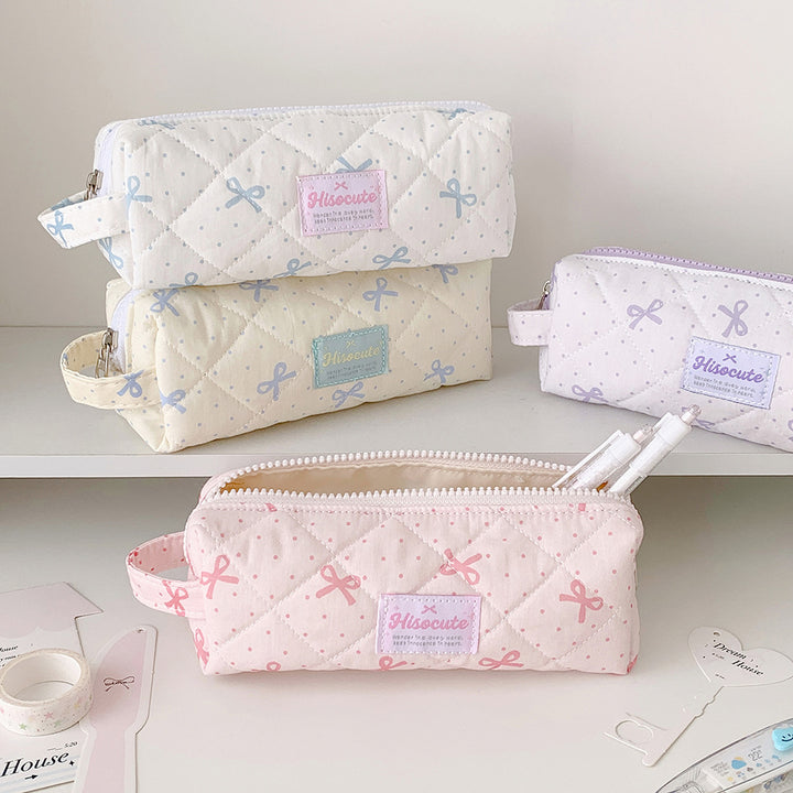 Quilted Pencil Case with Zipper Kalsten