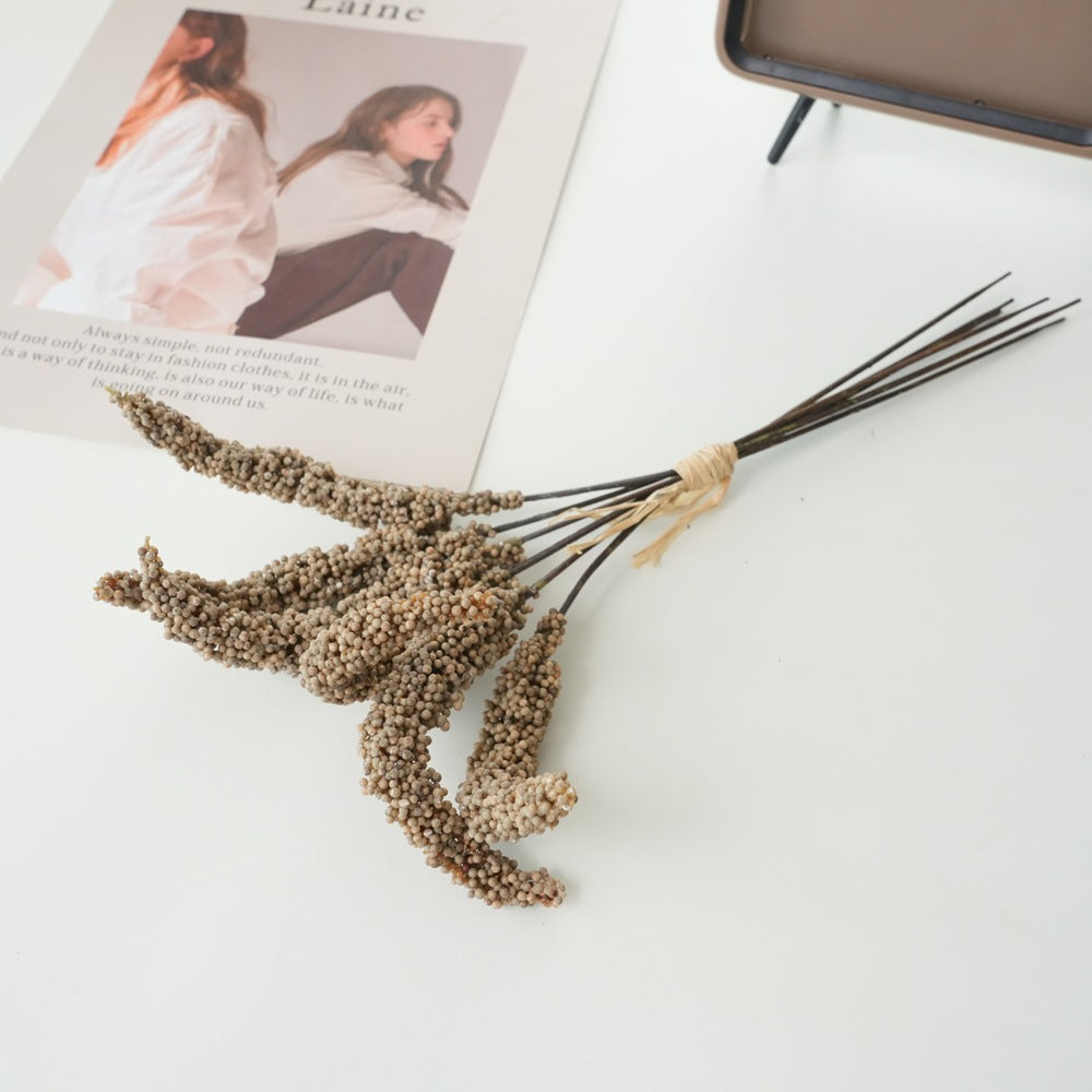 Decorative Natural Grain Floral Stem