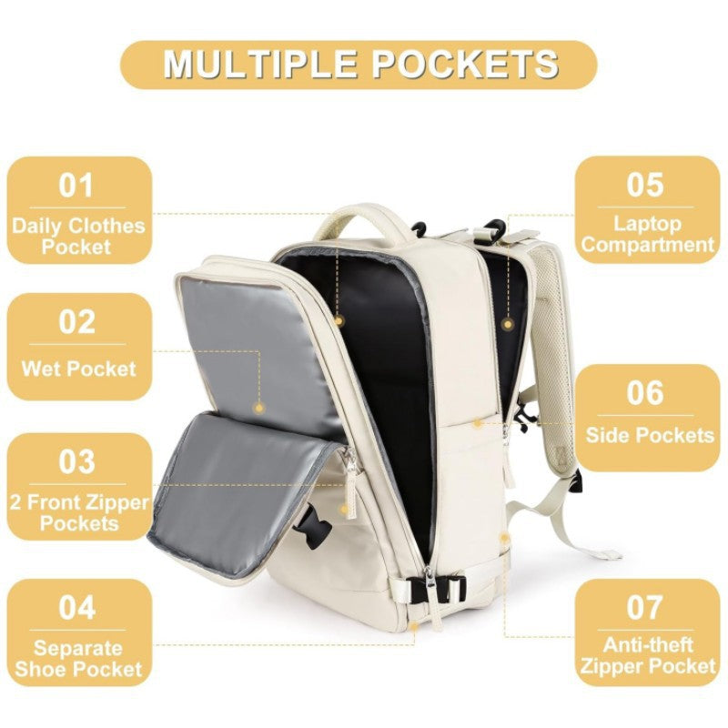 Multi-Compartment Travel Backpack Kalsten