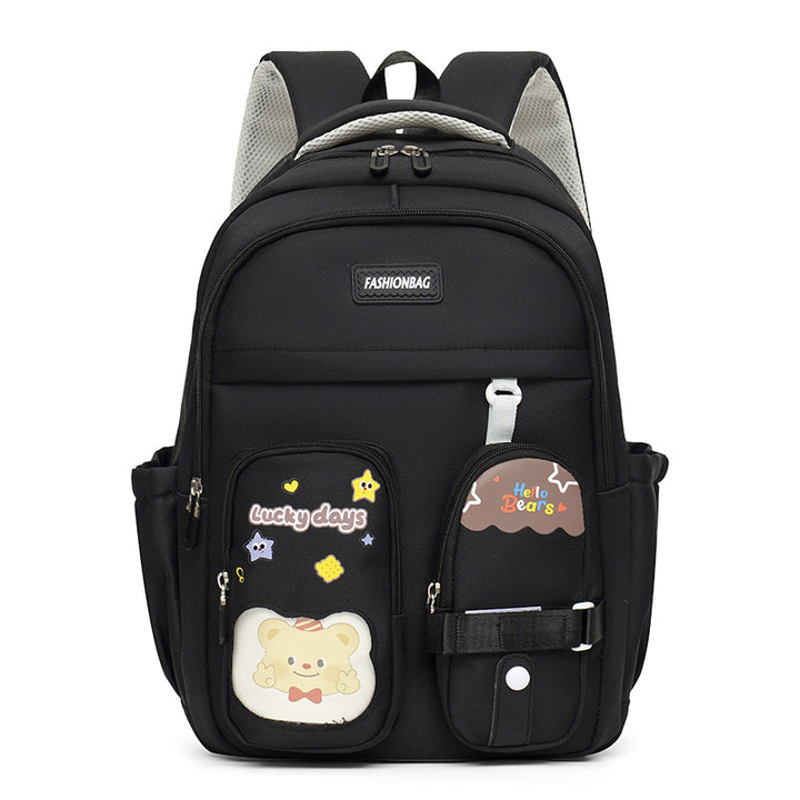 Cute Illustrated Student Backpack