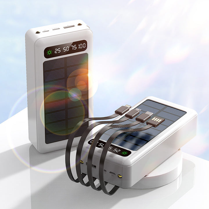 Solar Power Bank with Multifunctional Charging Function and Integrated LED Display Kalsten