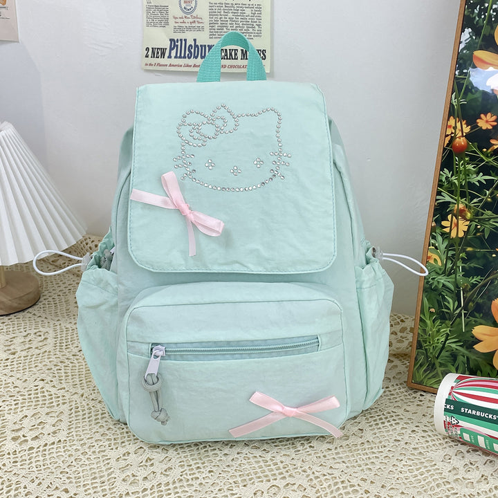 Cute Character Embellished Backpack