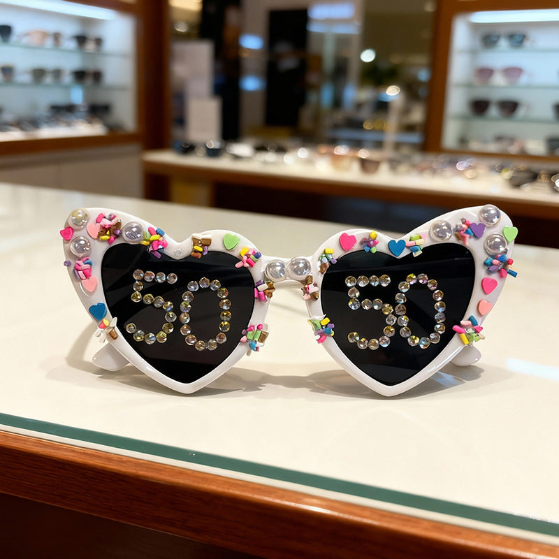Fun Heart-Shaped Celebration Sunglasses Kalsten