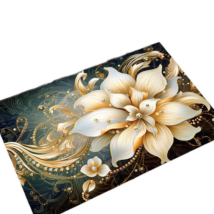 Floral Decorative Door Mat Kalsten