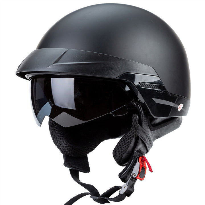 Urban Style Motorcycle Half-Helmet with Visor Kalsten