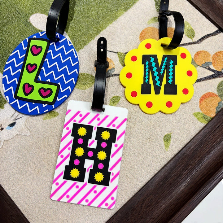 Playful Alphabet Luggage Tag Kalsten