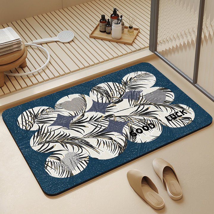 Decorative Motivational Bath Mat Kalsten