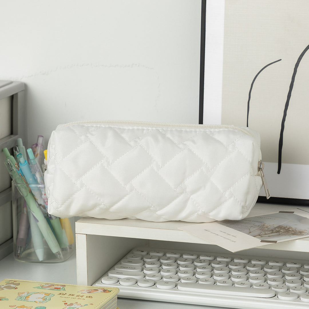 Quilted Textured Pencil Case Kalsten