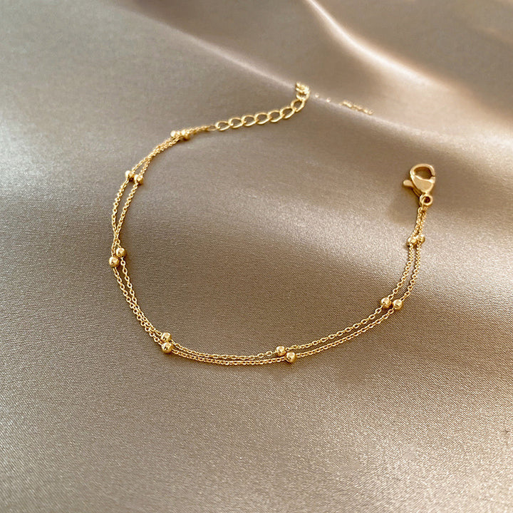 Delicate Layered Chain Anklet Kalsten