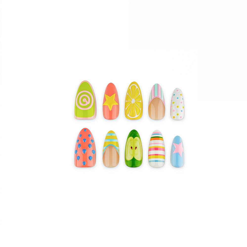 Colorful Nail Art Kalsten