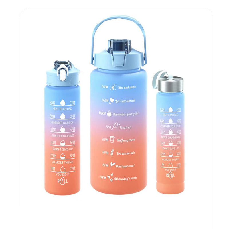 Unisex Motivating Water Bottle with Time Markings Kalsten