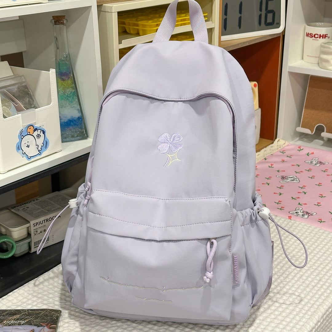 Embroidered Floral Design Backpack Kalsten