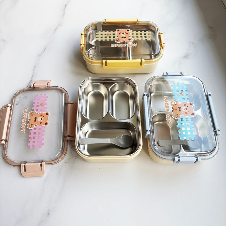 Multi-Compartment Insulated Lunch Box