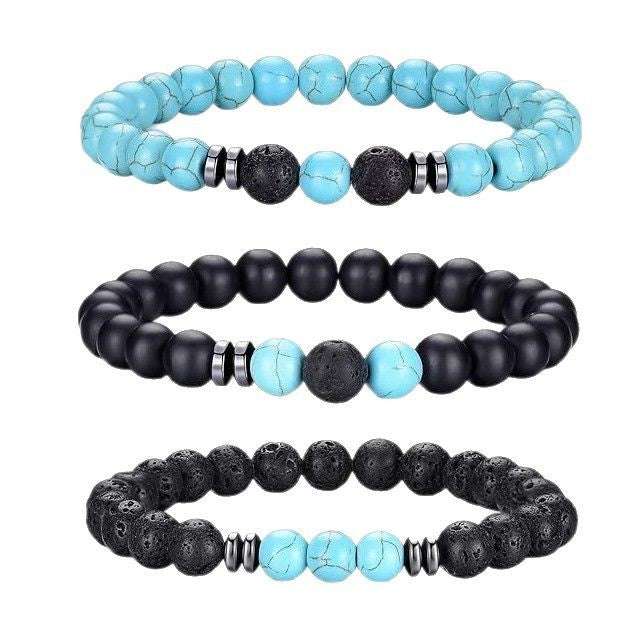 Natural Stone Beaded Bracelet Set Kalsten