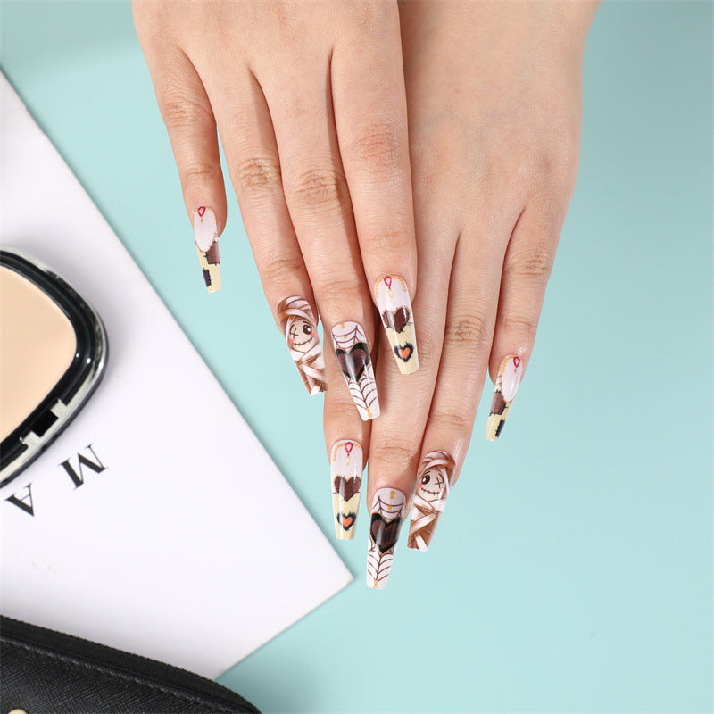 Stylish artificial nails in abstract design Kalsten