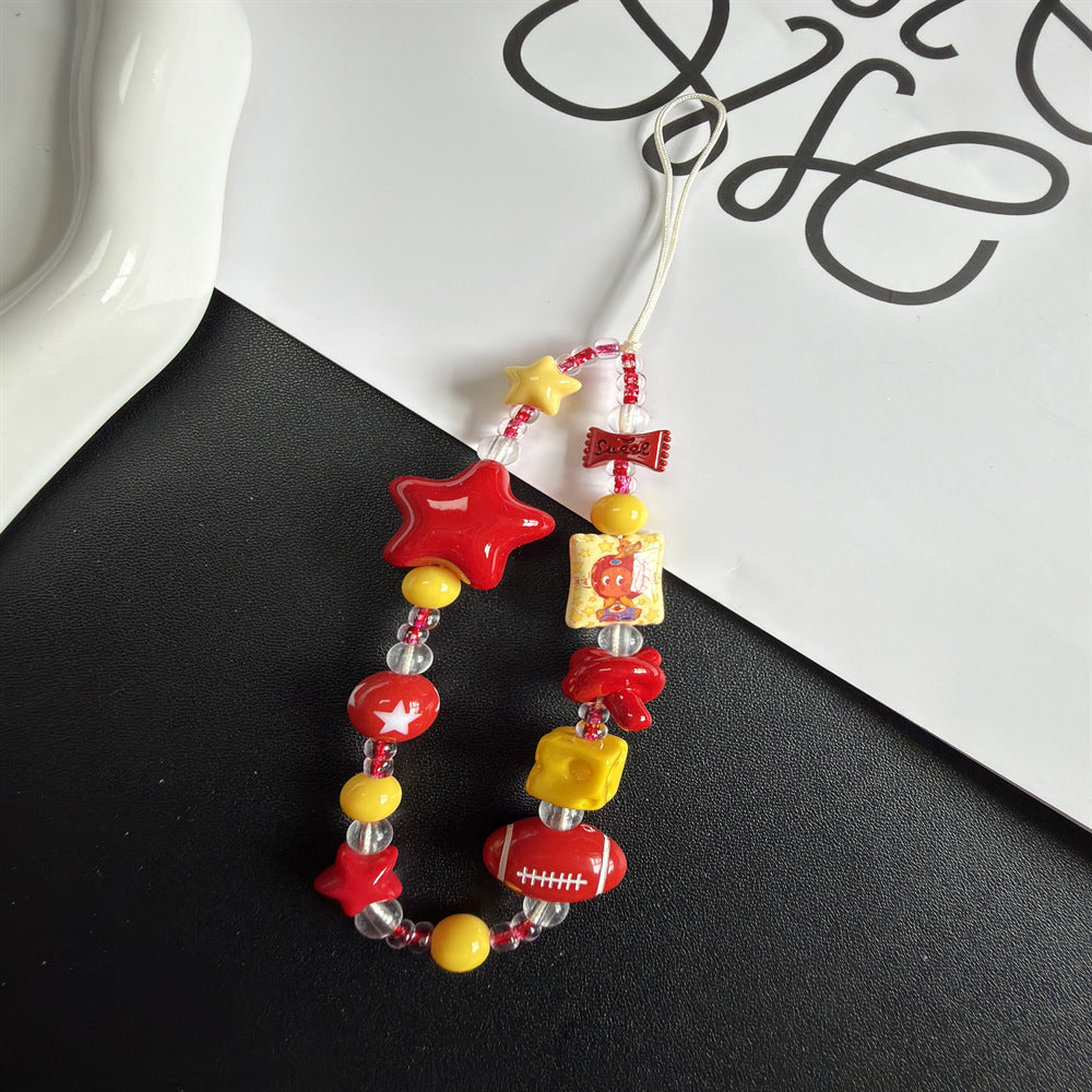 Decorative Beaded Charm Lanyard Kalsten 1790135101