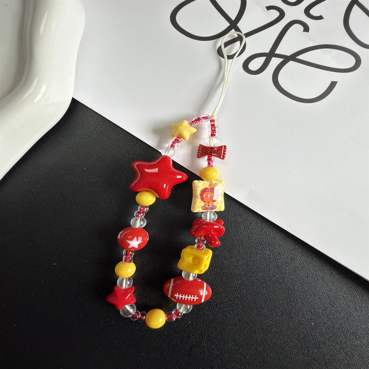 Decorative Beaded Charm Lanyard Kalsten 1790135101