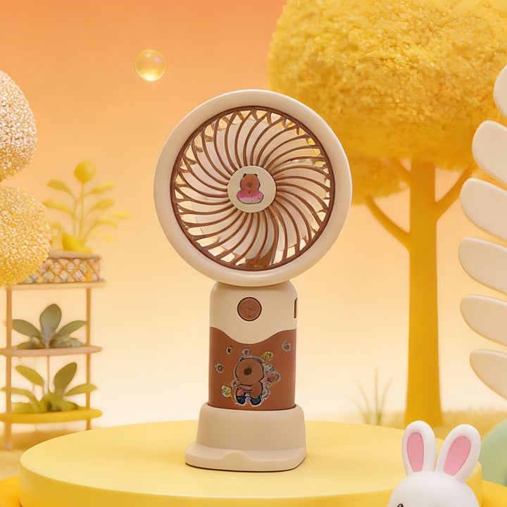 Ladies Portable Handheld Fan in Playful Animal Design Kalsten