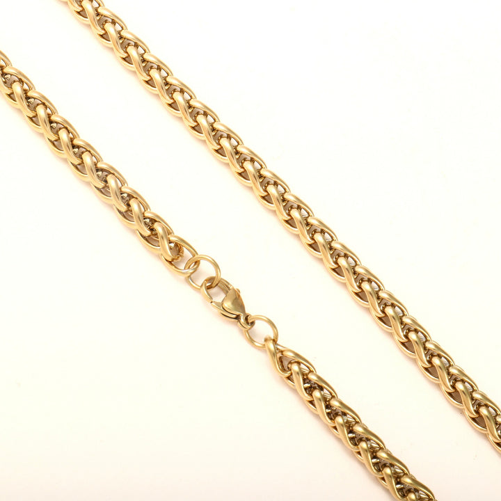 Handmade Textured Chain Bracelet Kalsten