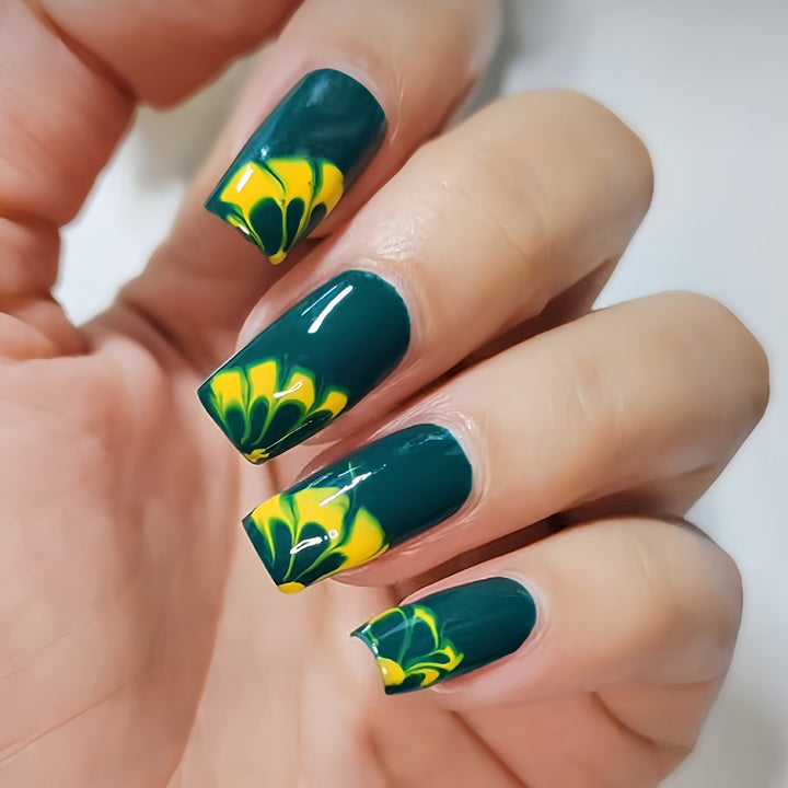 Artistic Watercolor Nail Art Kalsten