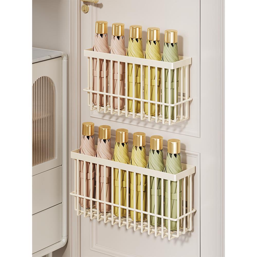 Wall-Mounted Folded Umbrella Organizer Basket