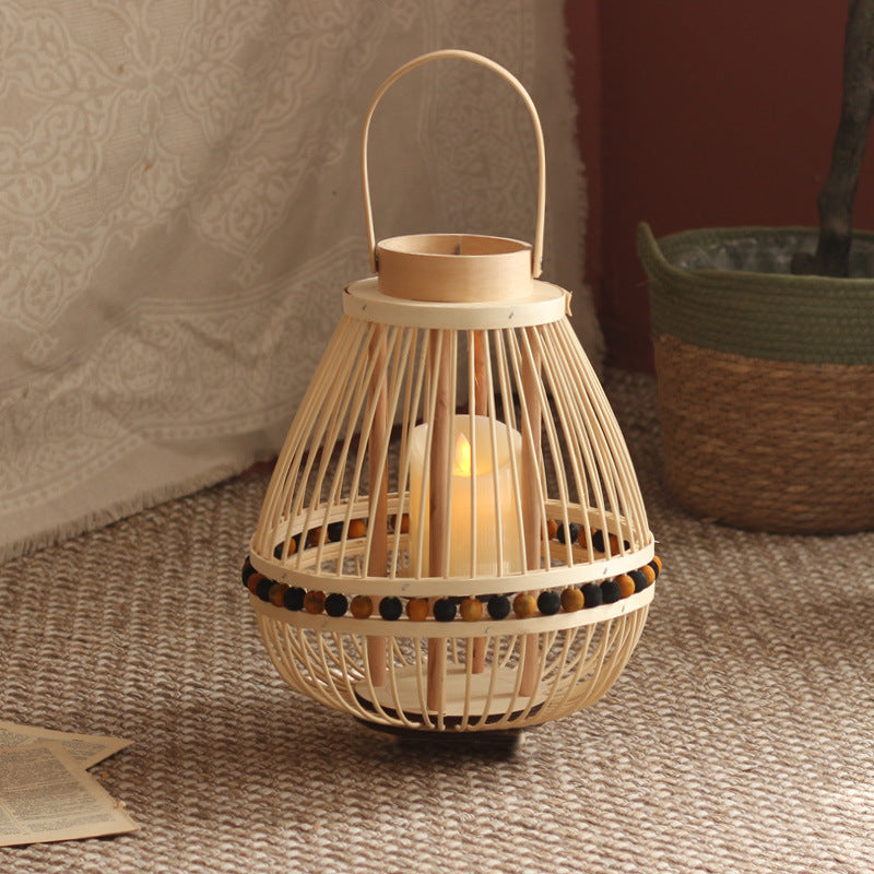 Handcrafted lantern made from natural materials Kalsten