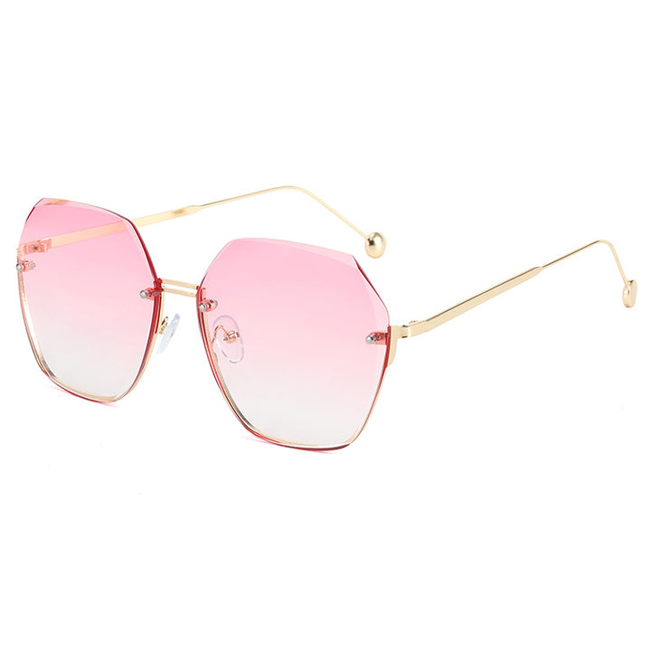 Ladies oversized sunglasses in modern hexagon style Kalsten