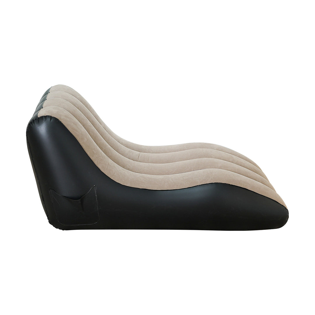 Women Comfortable Inflatable Relax Lounge Chair with Ergonomic Backrest Kalsten