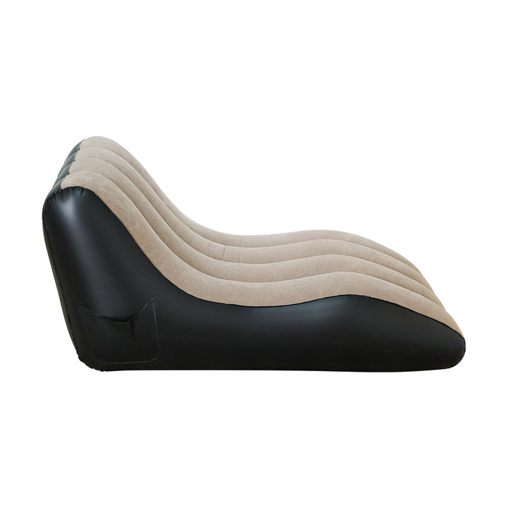 Women Comfortable Inflatable Relax Lounge Chair with Ergonomic Backrest Kalsten