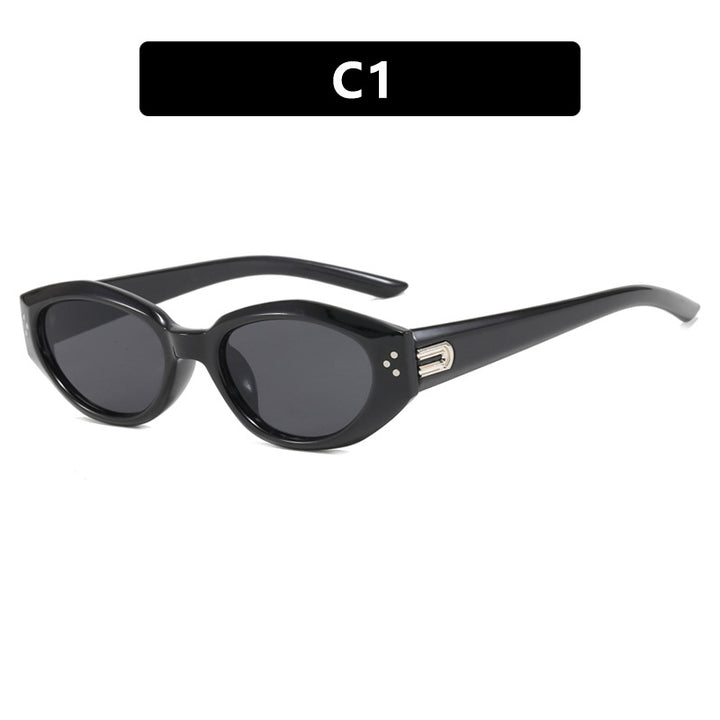 Women Cat-Eye Sunglasses with accentuated transparent frame and UV protection Kalsten
