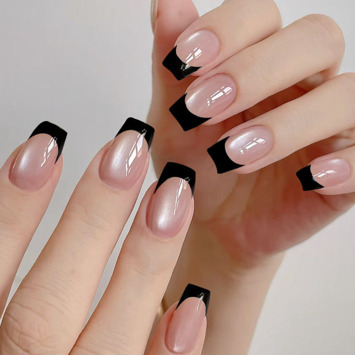 Stylish Elegant French Tip Nail Art Kalsten