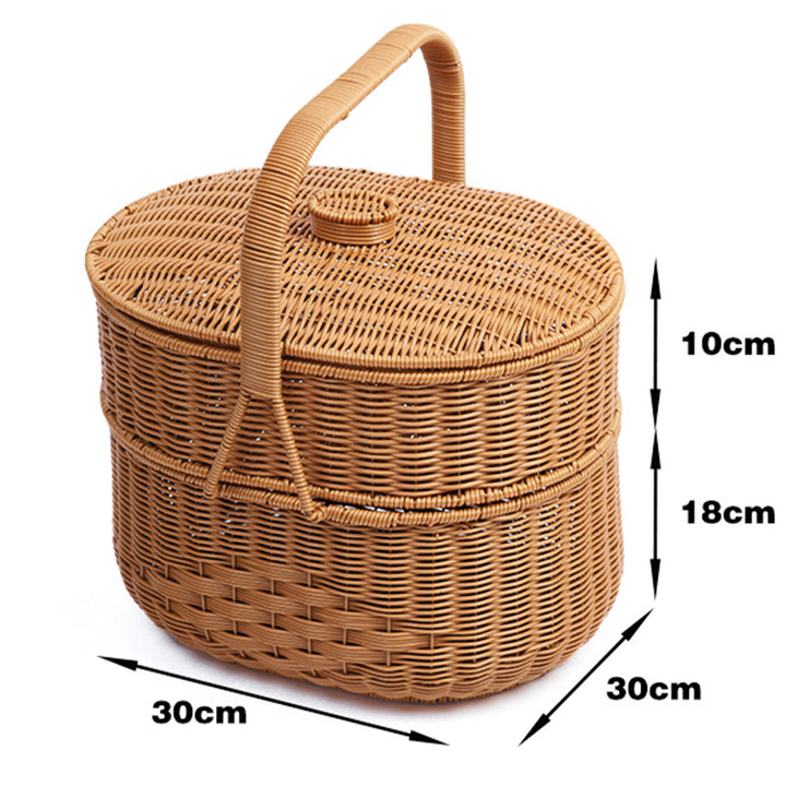 Round Woven Storage Basket Kalsten