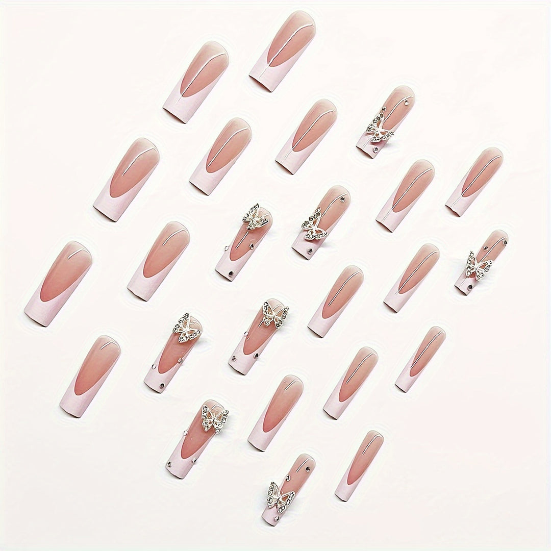 Artistic 3D Butterfly Nail Extensions Kalsten