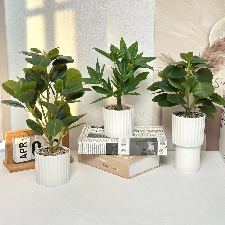 Lifelike Artificial Fig Tree for Home Decor Display