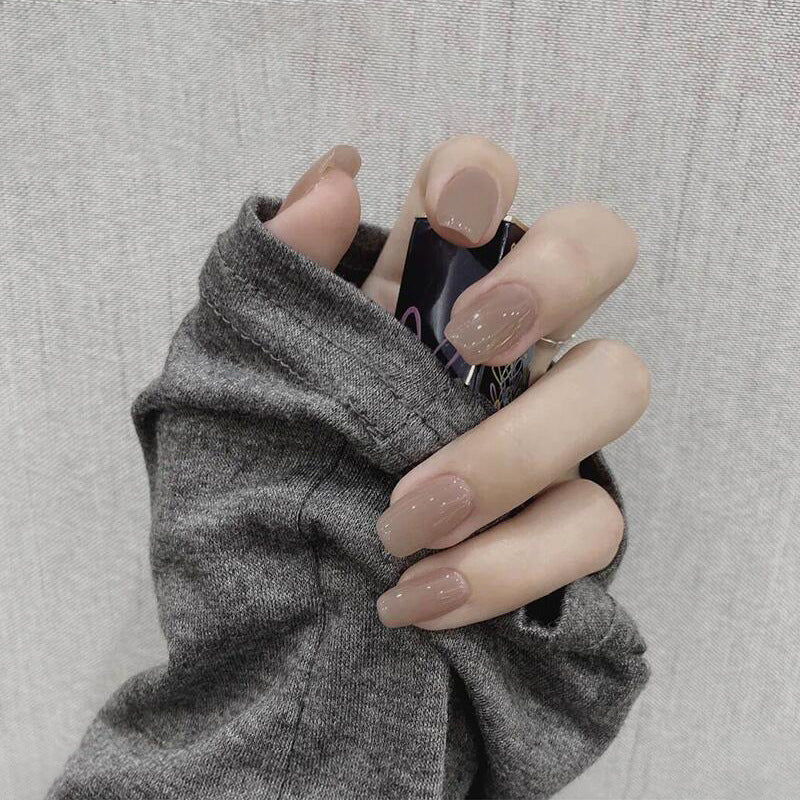 Glossy Press-On Nail Set Kalsten 1790727205