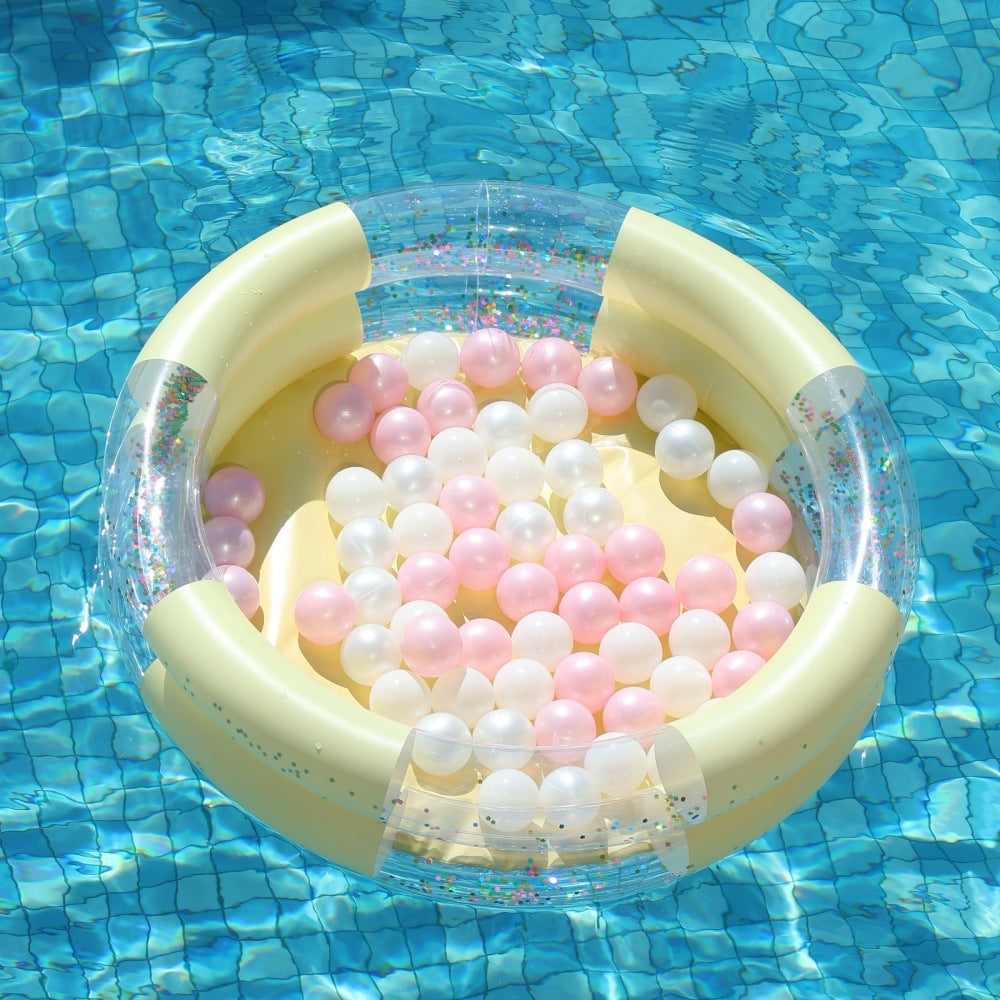 Mermaid-Themed Inflatable Pool Ring Kalsten