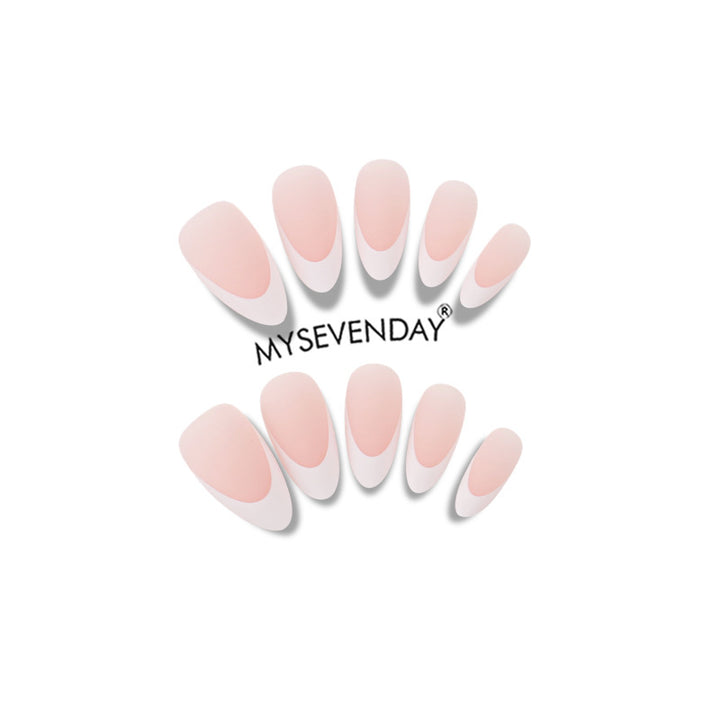 Elegant French Tip Press-On Nails Kalsten