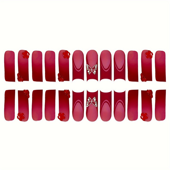 Decorative Press-On Nail Set Kalsten