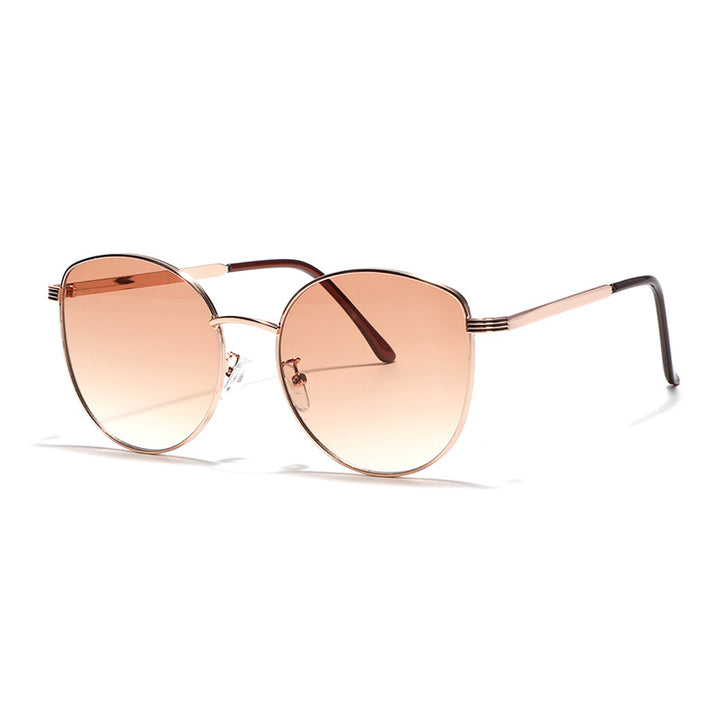 Women's geometric sunglasses with narrow metal frame Kalsten
