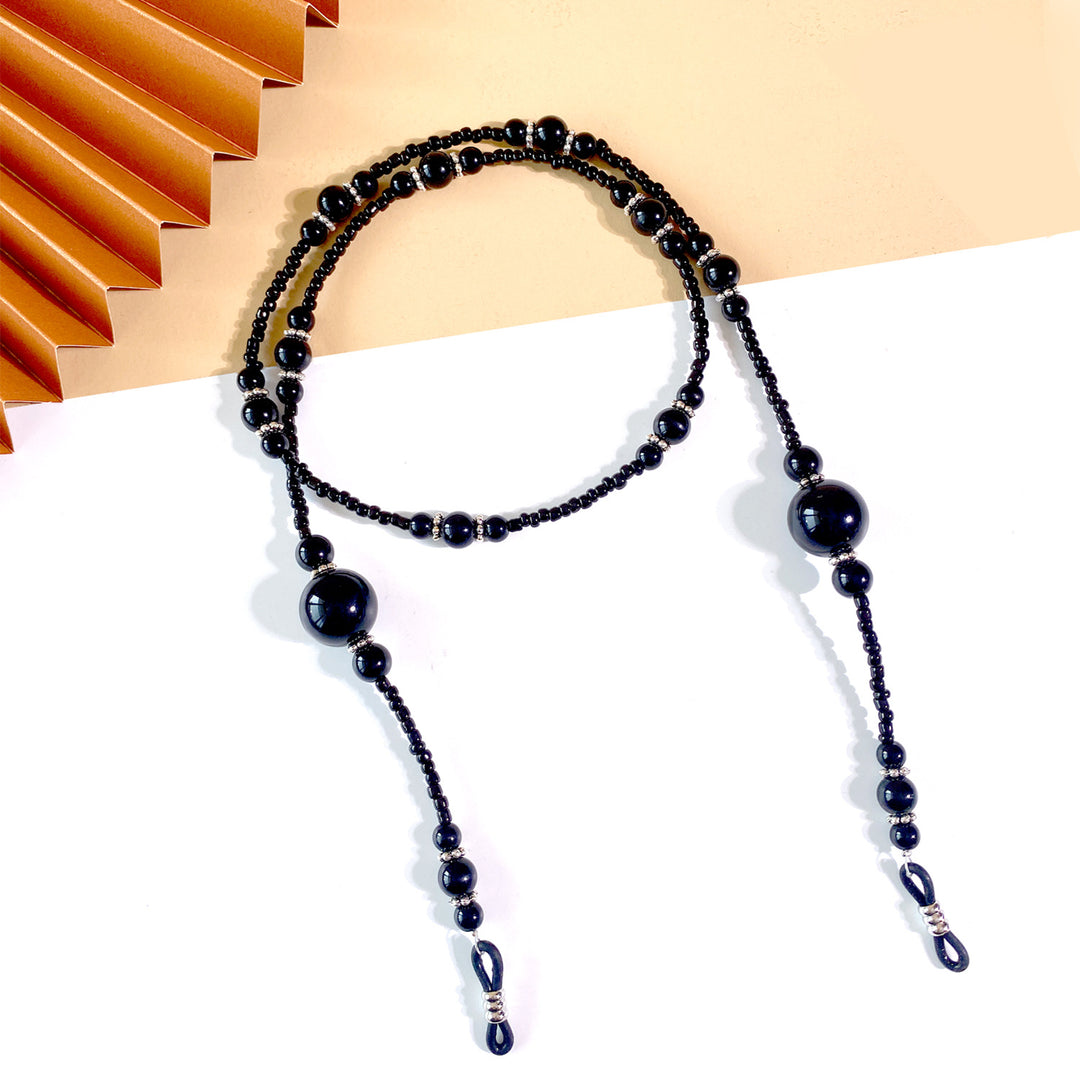 Fashionable Beaded Eyewear Support Kalsten