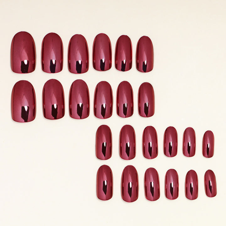 Luxury Glossy Almond-Shaped Press-On Nails Kalsten