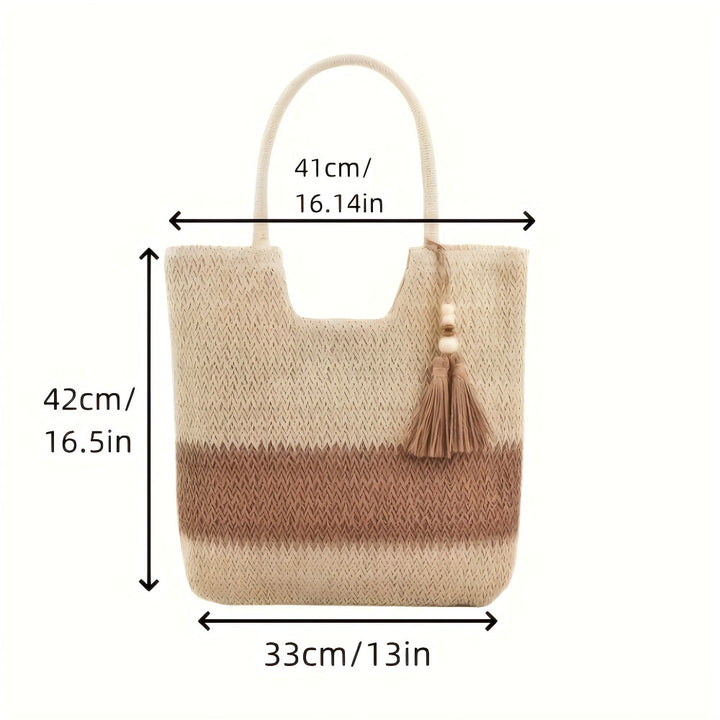 Trendy Braided Tote Bag Kalsten