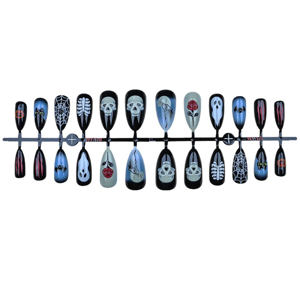 Halloween-Themed Decorative Press-On Nail Set Kalsten