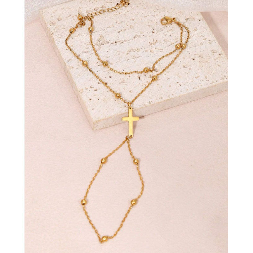 Elegant Cross Bracelet by Kalsten