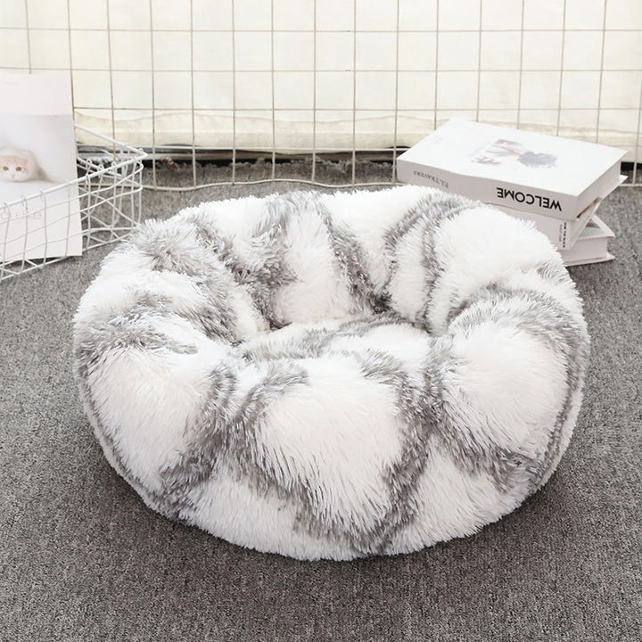 Women Round Plush Pet Bed Kalsten
