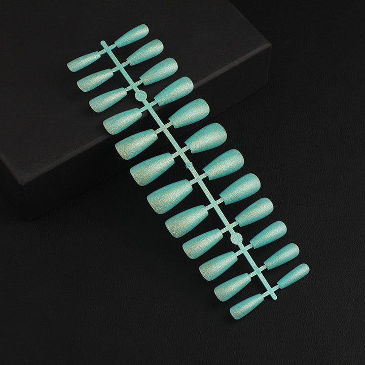 Artificial Nail Set with Elegant Glitter Effect Kalsten