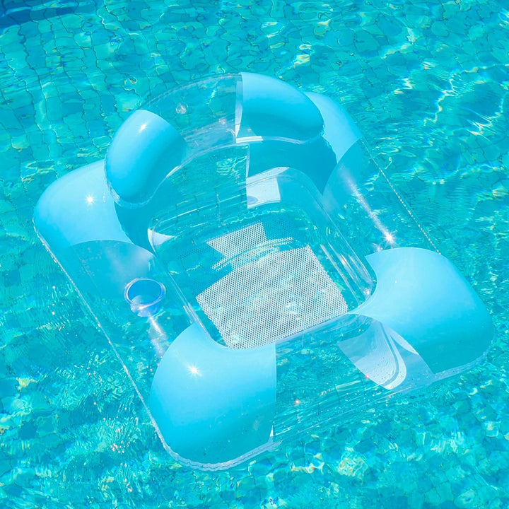 Inflatable Pool Lounger with Canopy Kalsten