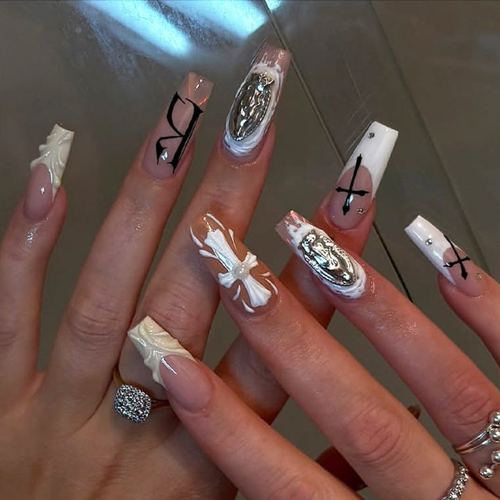 Creative Nail Art Set with Elegant Designs Kalsten
